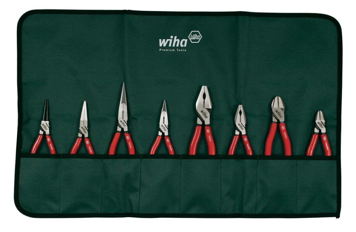 Wiha 32608 Soft Grip Pliers/Cutters 8 Piece Set