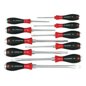 Wiha 53099 SoftFinish Extra Heavy Duty Slotted/Phillips 10 Piece Set