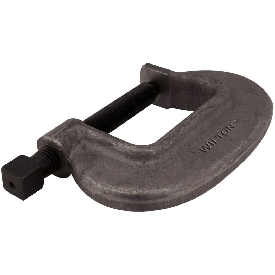 Wilton 14599 12-FC, "O" Series Bridge C-Clamp - Full Closing Spindle, 0" - 12-1/4" Jaw Opening, 4-1/4" Throat Depth