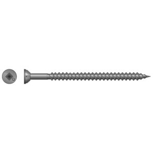 Simpson Strong-Tie WSTD3S WSTD Roofing Tile Screw (Collated), #8 x 3-in. #3 Square, Flat Head, 1000-Pack